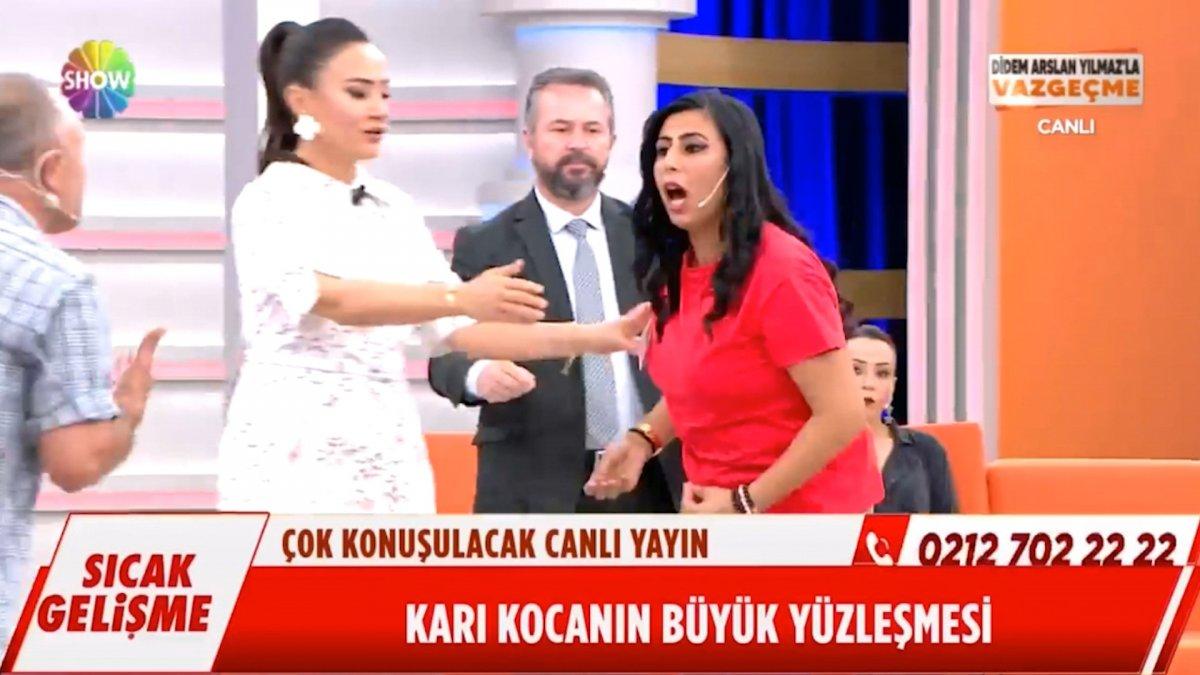 Show TV canlı yayınında aldatma kavgası: Karım dayım dedi, sevgilisi çıktı