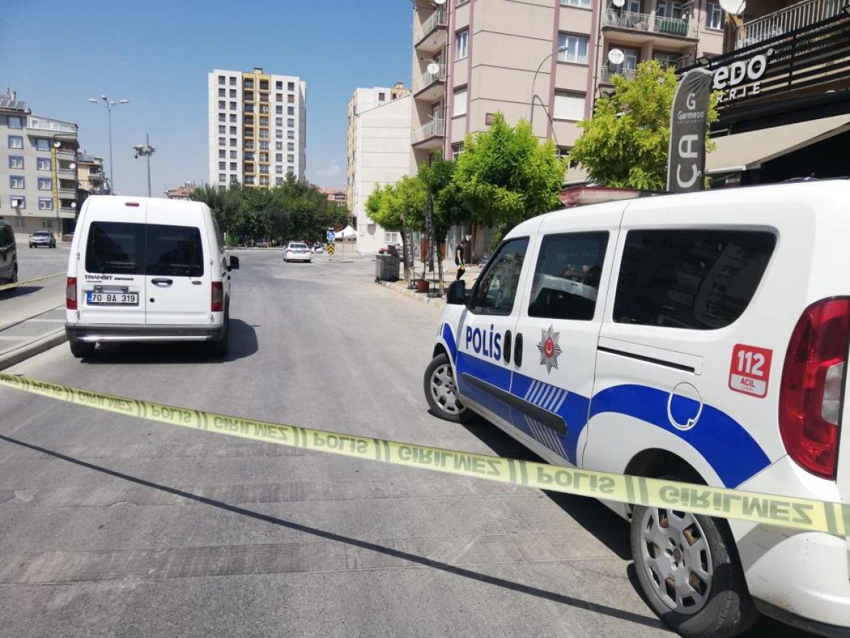 Karaman'da husumetlisi ile karşılaşan genç silahla vuruldu