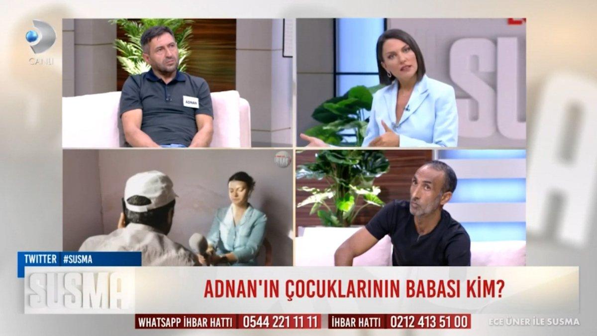 Ece Üner'in programına çıkan Adnan: Çocuklarım babamdan olabilir