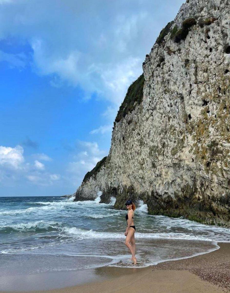 Mine Tugay, tatilden fotoğraf paylaştı