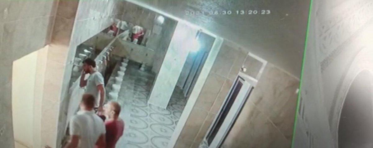 Batman’da camideki musluk hırsızlığı kamerada