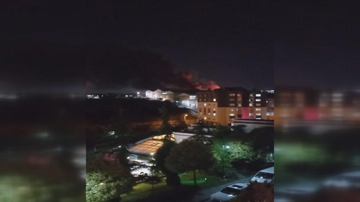 İstanbul, İkitelli Çevre Sanayi Sitesi'nde yangın çıktı