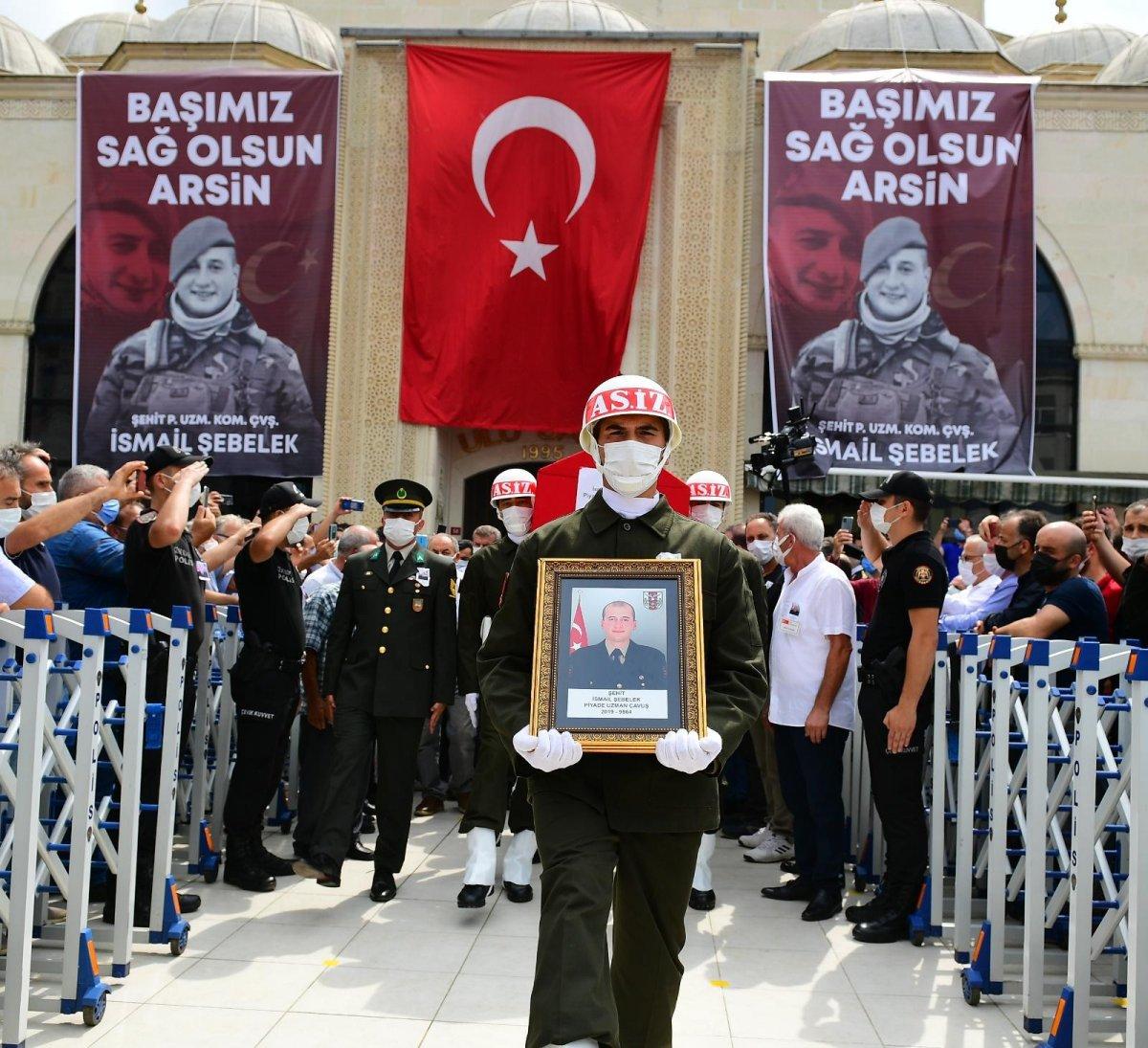 Şehit İsmail Şebelek'e veda