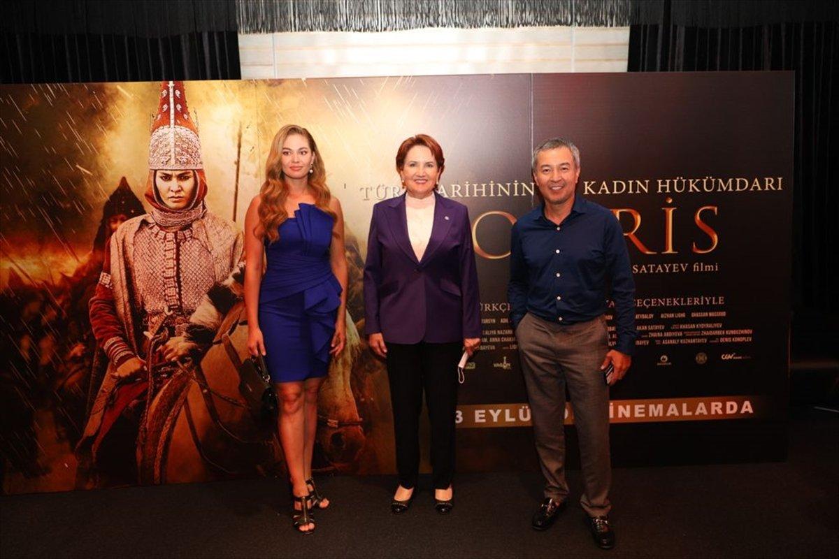 İYİ Parti Genel Başkanı Meral Akşener, Tomris Hatun filminin galasında