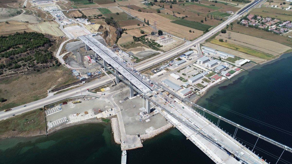 1915 Çanakkale Köprüsü yolunda sona yaklaşıldı