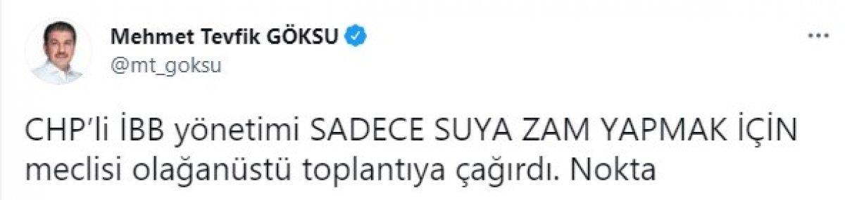 CHP'li İBB yönetiminden İstanbul'da suya zam için olağanüstü toplantı