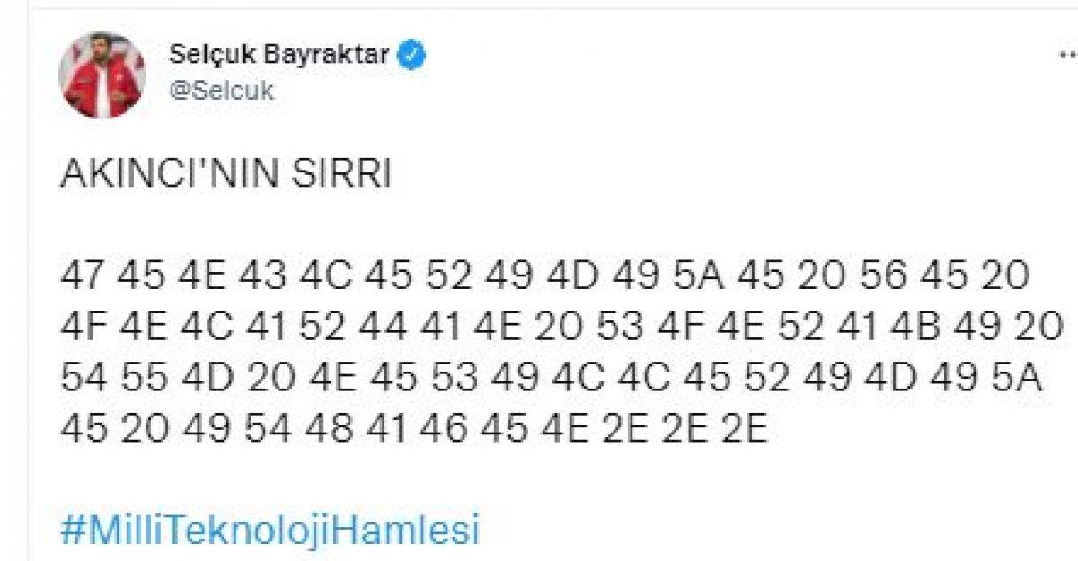 AKINCI TİHA, Cumhurbaşkanı Erdoğan’ın mesajıyla uçacak