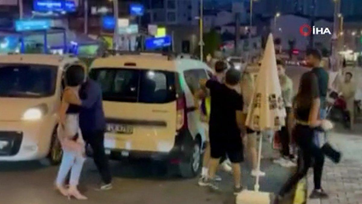 Esenyurt’ta TikTok fenomenlerinin laf atma kavgası kamerada