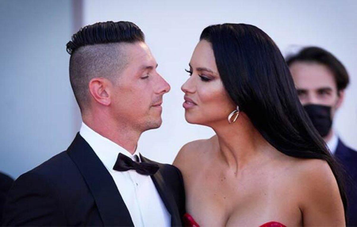 Adriana Lima, Venedik Film Festivali'ne yeni sevgilisiyle katıldı