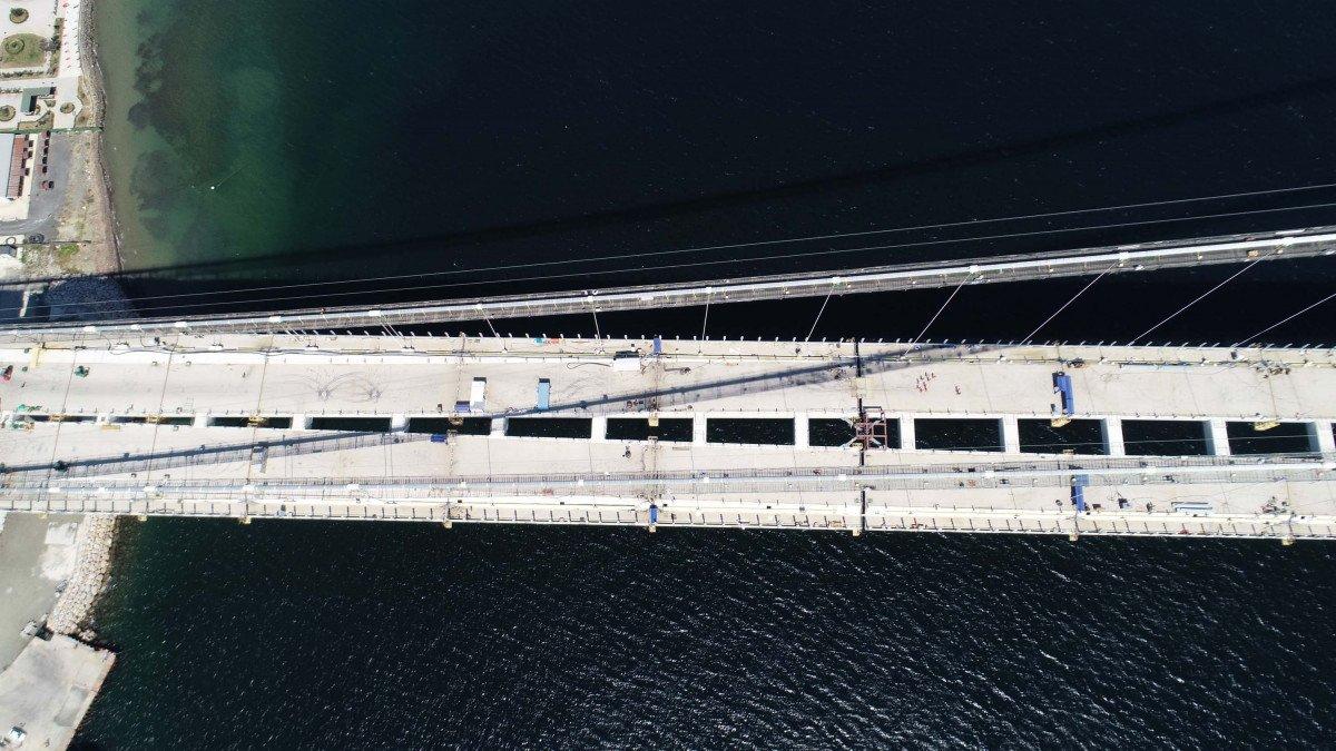 1915 Çanakkale Köprüsü yolunda sona yaklaşıldı