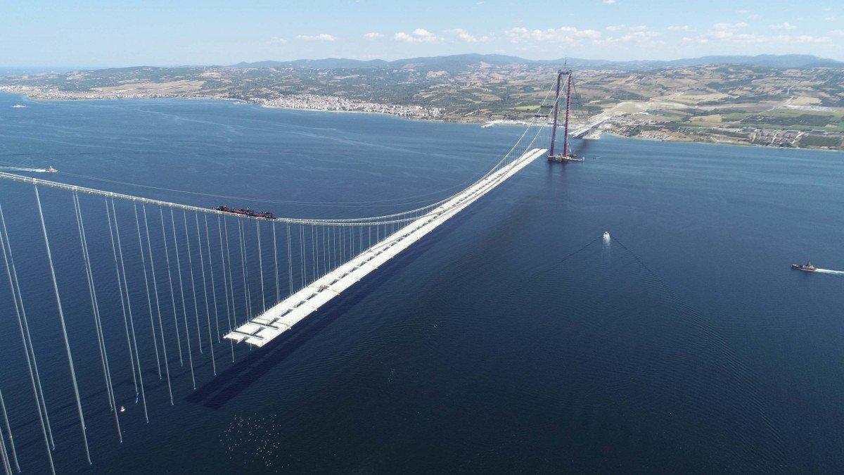 1915 Çanakkale Köprüsü yolunda sona yaklaşıldı