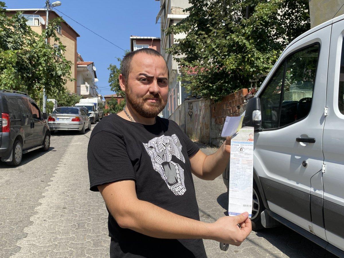 İstanbul'da yaz ayında gelen 5 bin 208 TL doğalgaz faturası