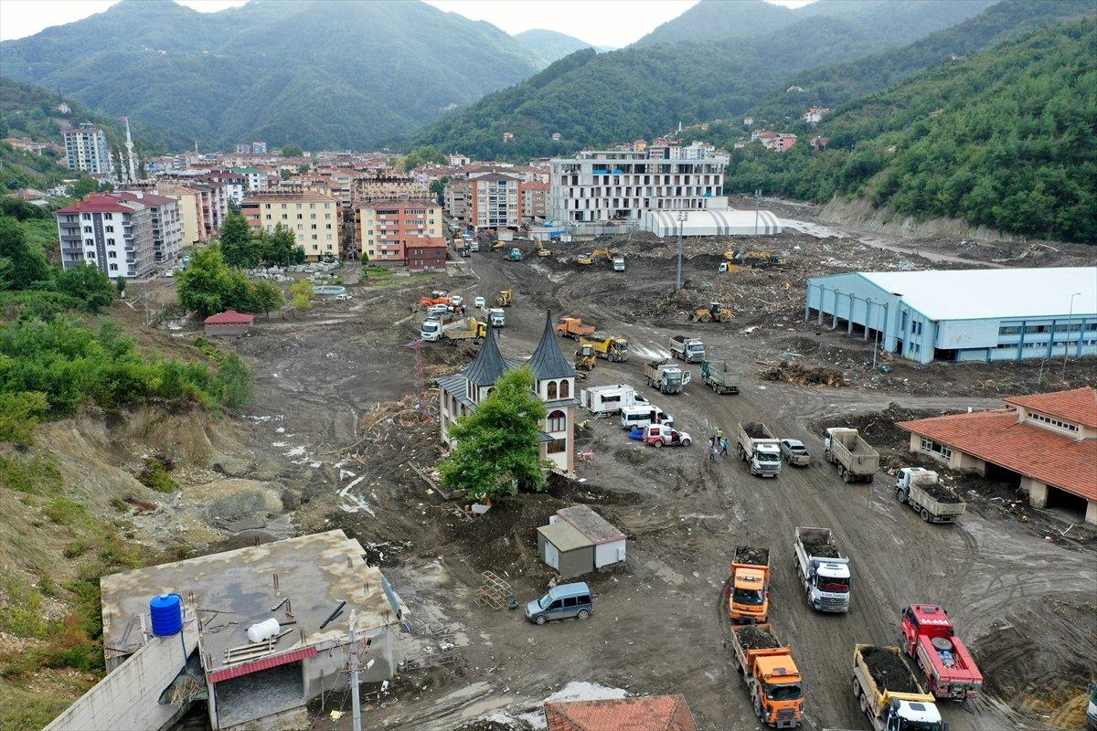 Kastamonu'daki sel felaketinde spor tesisleri de zarar gördü