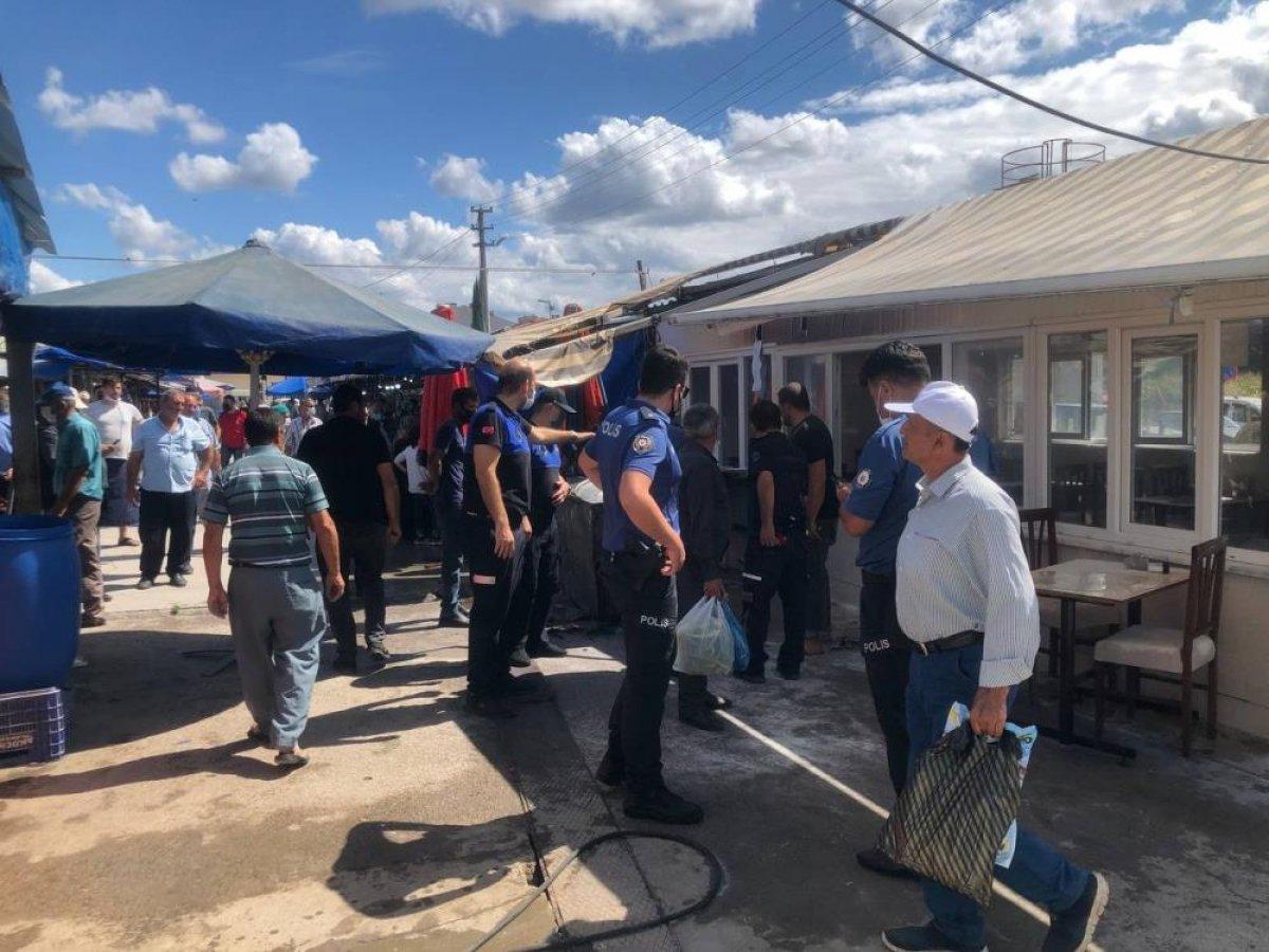 Sakarya'da balık lokantasındaki tüp bir anda alev aldı