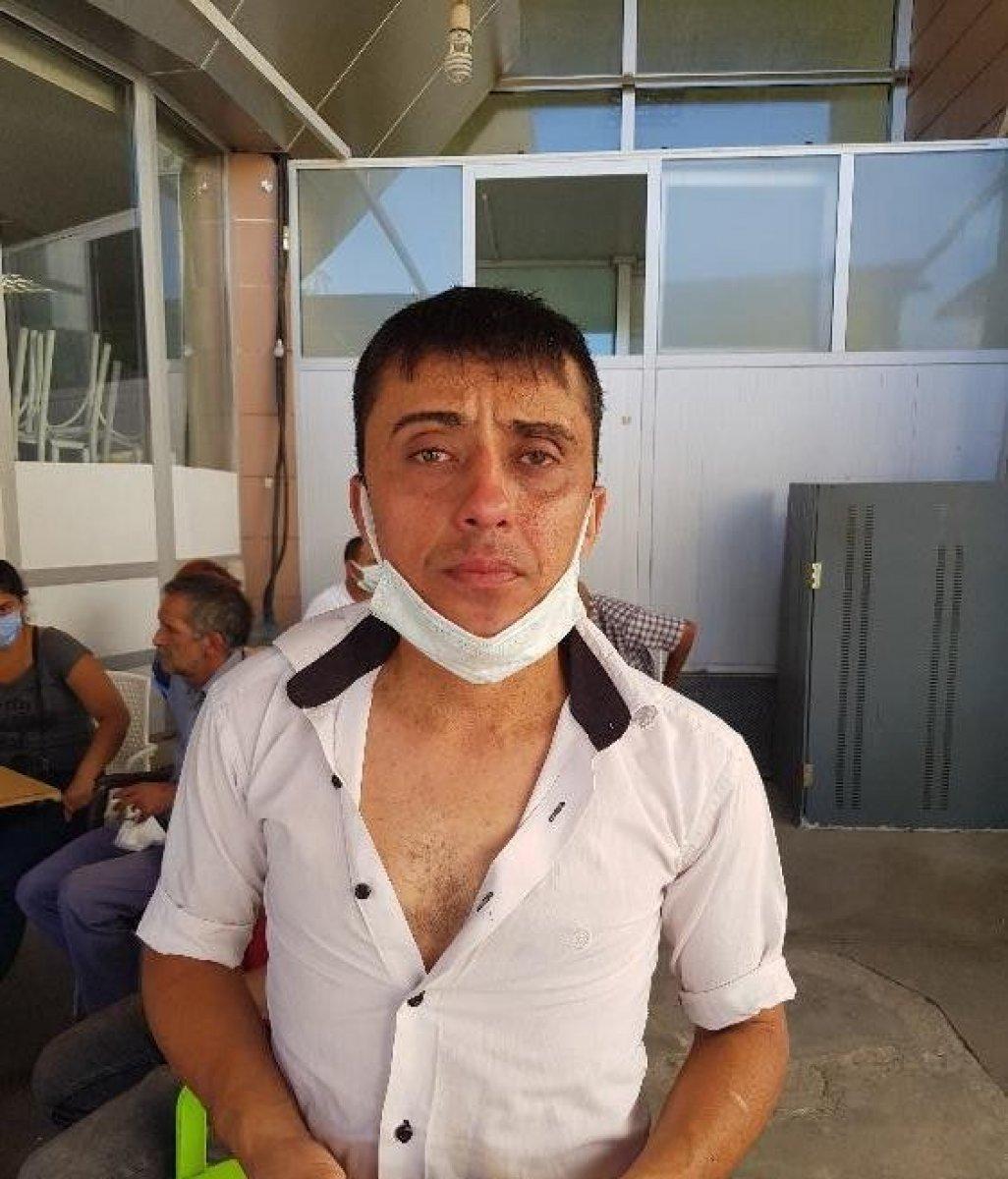 İzmir'de rakıyı su sanıp kazazedelerin başına döktü