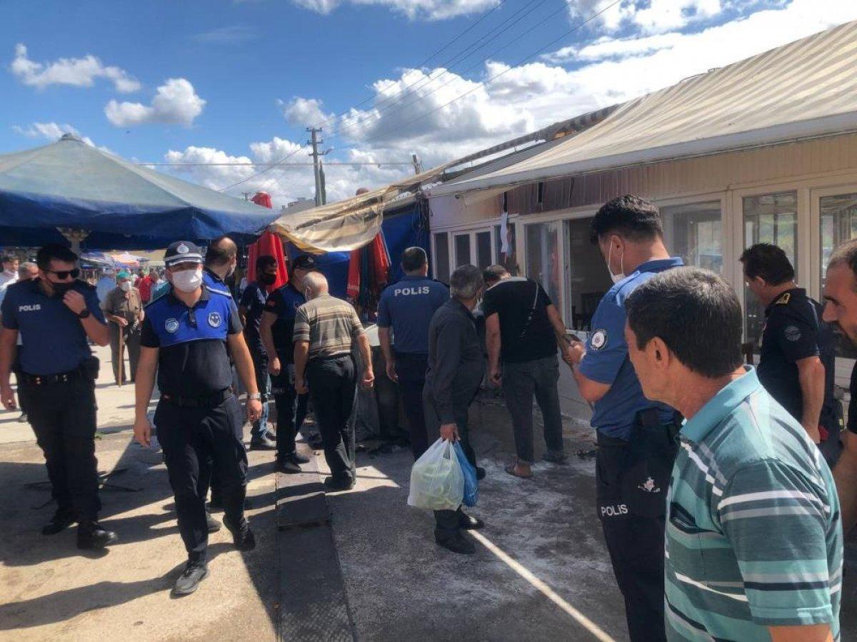 Sakarya'da balık lokantasındaki tüp bir anda alev aldı