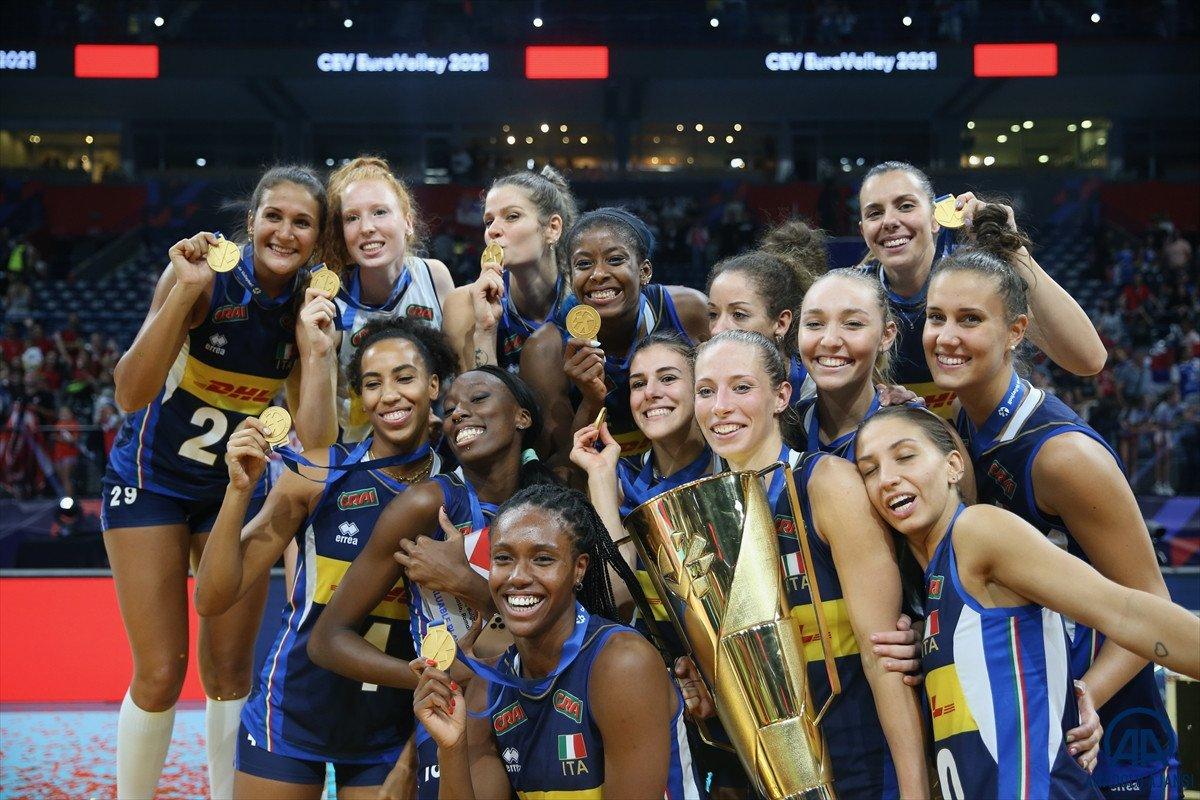 İtalya Kadın Voleybol Takımı Avrupa Şampiyonu
