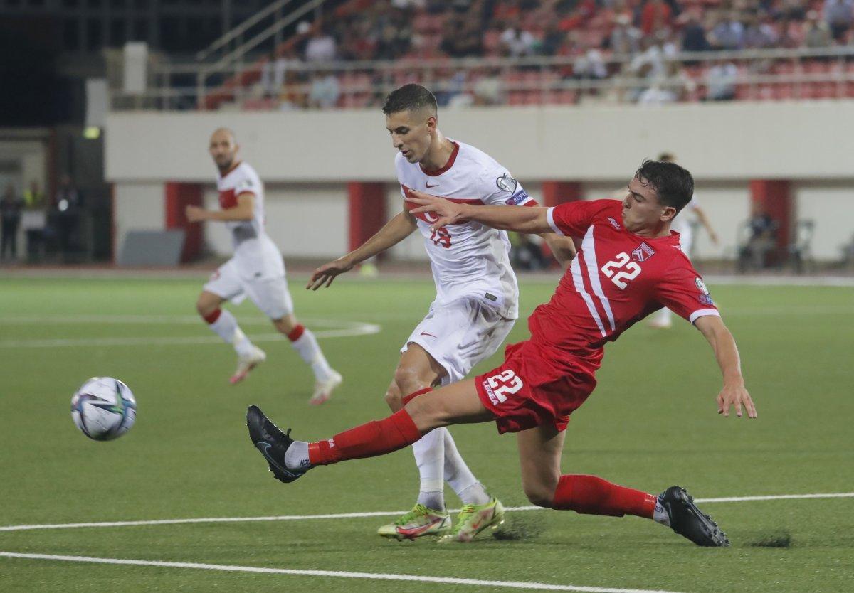 A Milli Takımımız, Cebelitarık'ı 3 golle mağlup etti