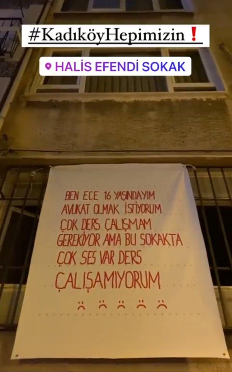 Kadıköy'de gürültü kirliliğine karşı farkındalık çalışması