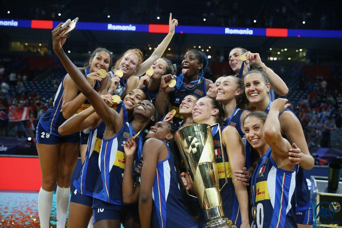 İtalya Kadın Voleybol Takımı Avrupa Şampiyonu