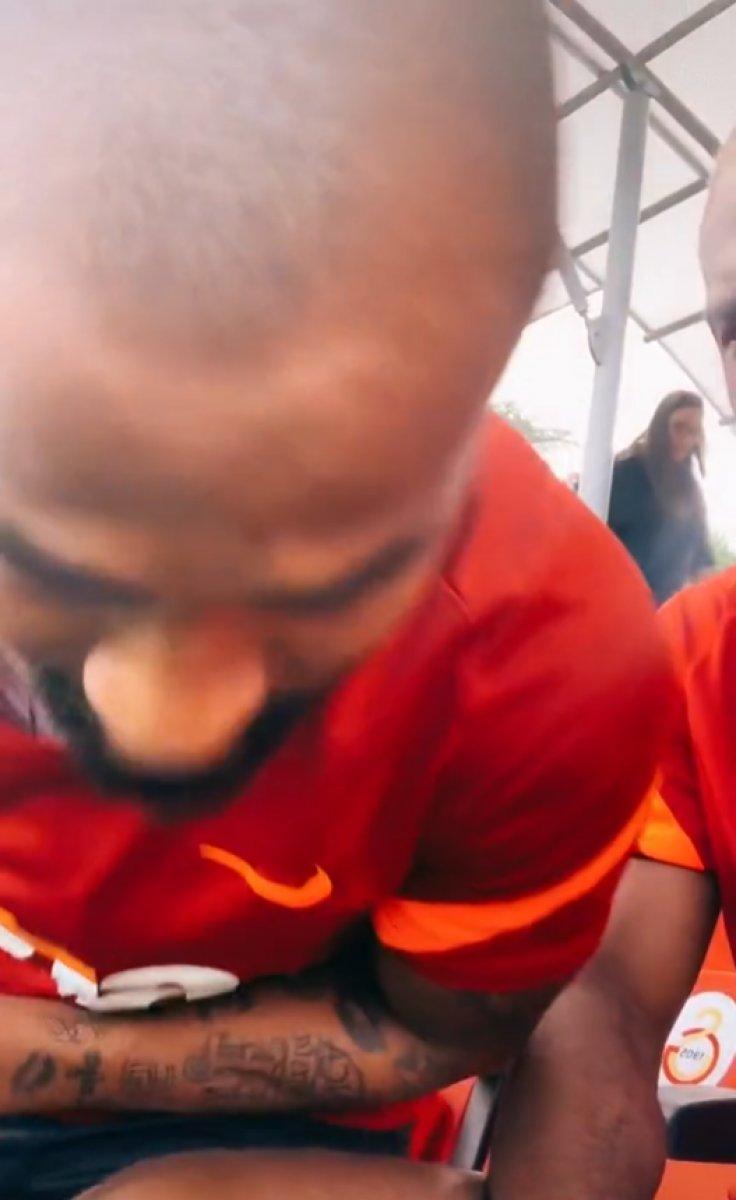 Marcao, Galatasaray antrenmanında