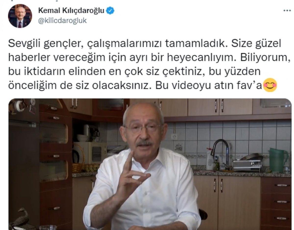 Kemal Kılıçdaroğlu'ndan gençlere 6 vaat