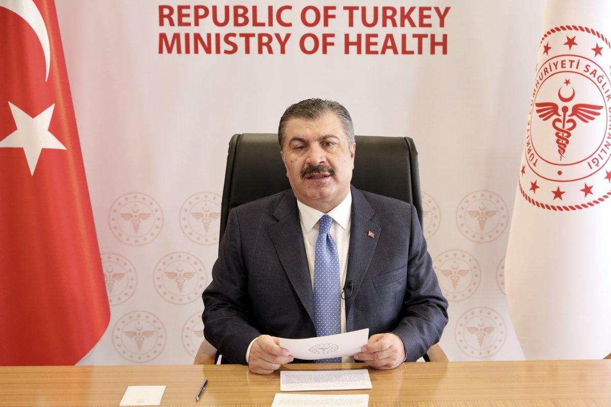 Fahrettin Koca, 'G20 Sağlık Bakanları Toplantısı'nda konuştu