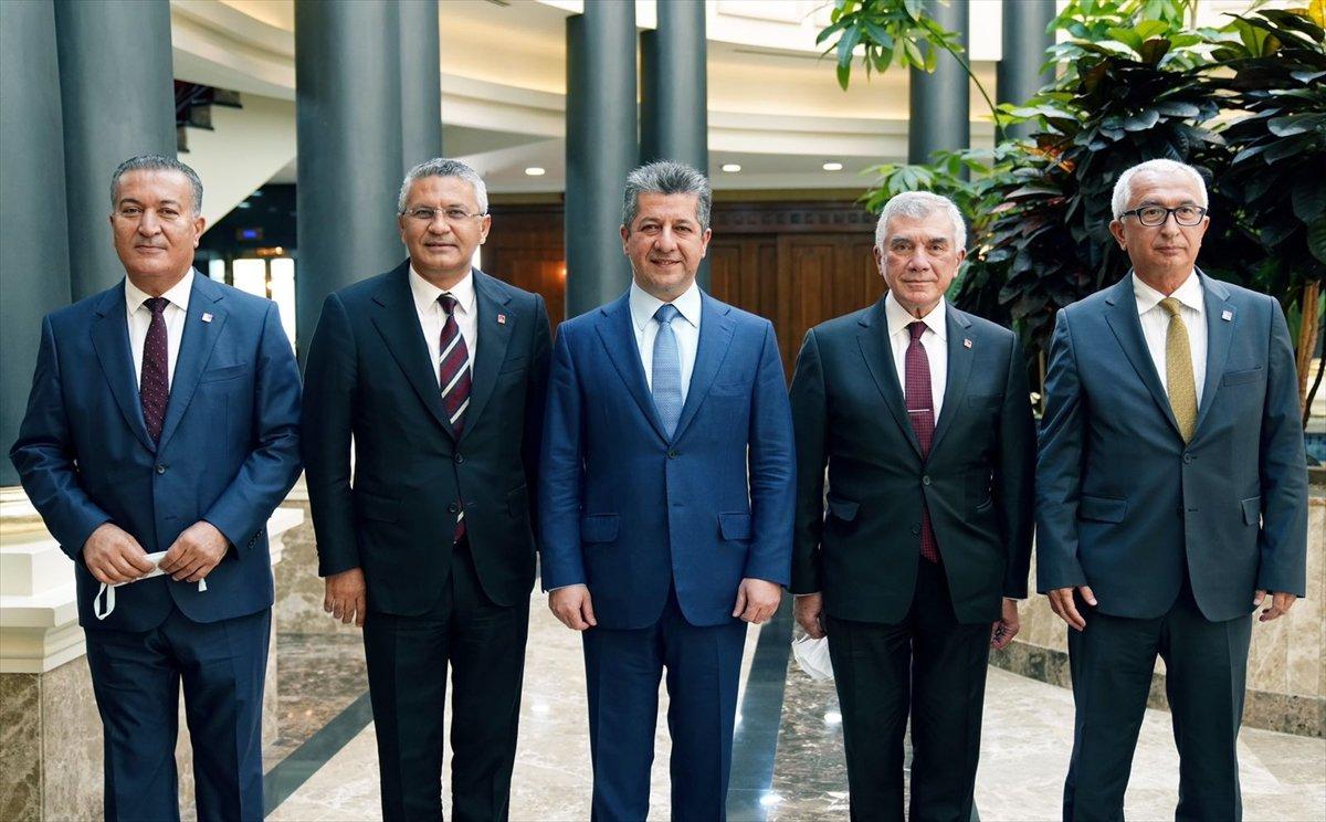 CHP heyeti, Mesrur Barzani ile görüştü