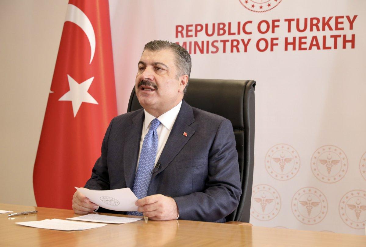 Fahrettin Koca, 'G20 Sağlık Bakanları Toplantısı'nda konuştu