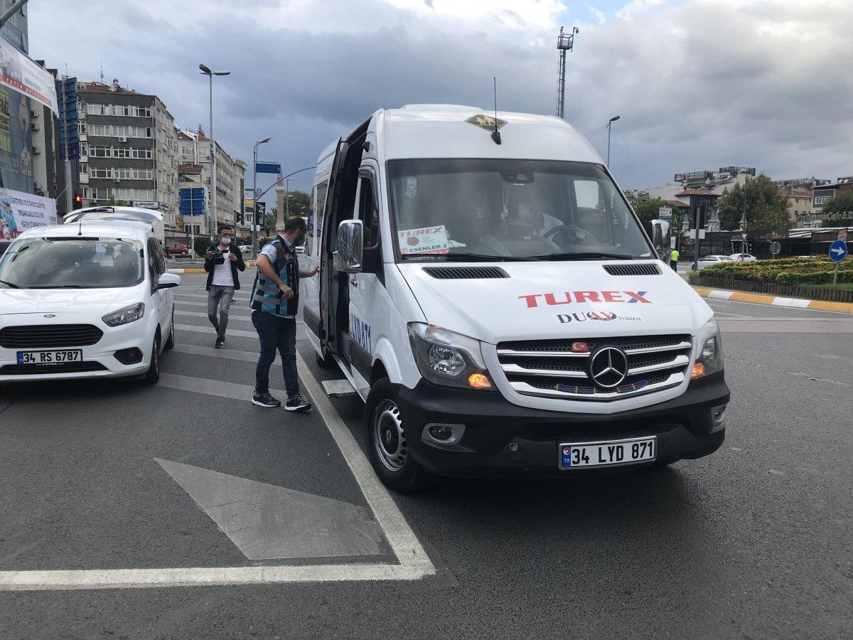 İstanbul'da trafik ekiplerinden okul servislerine denetim