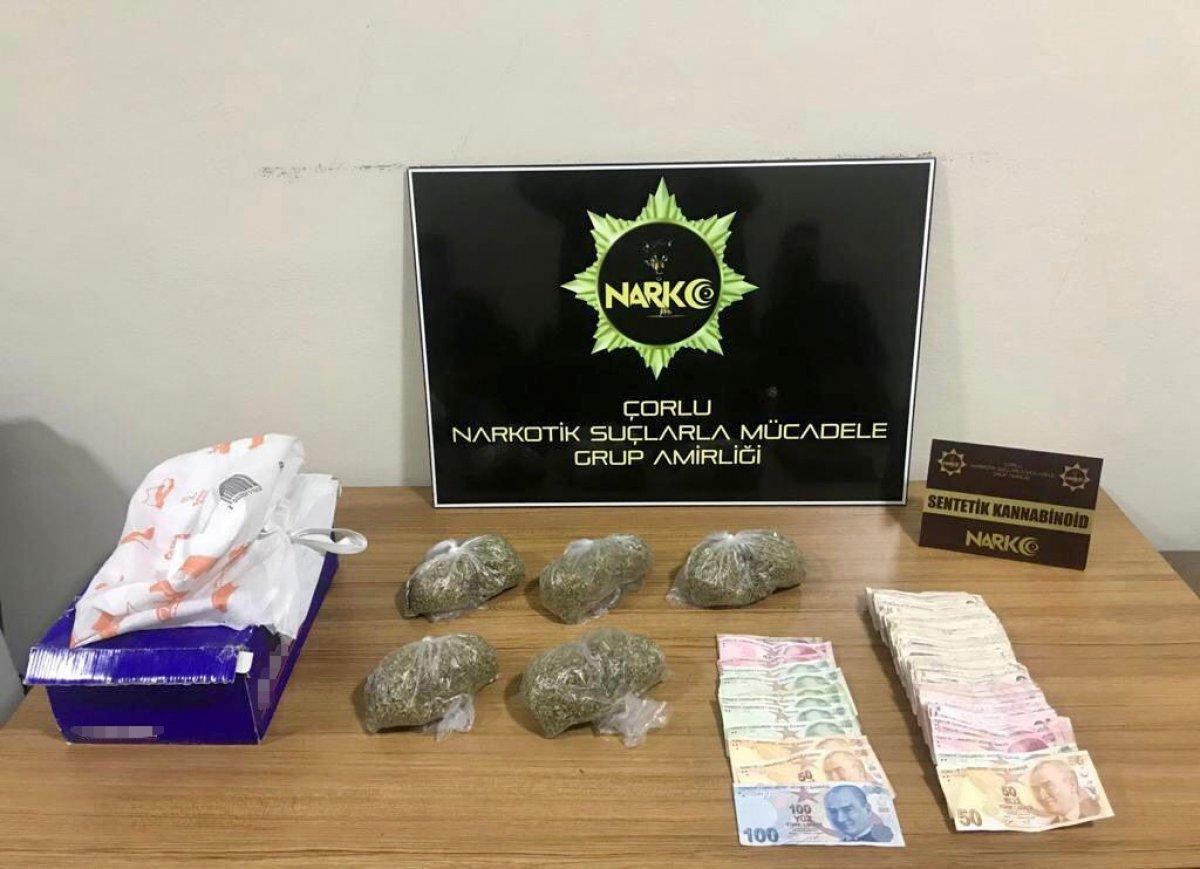 Tekirdağ’da, ticari taksiden bonzai çıktı