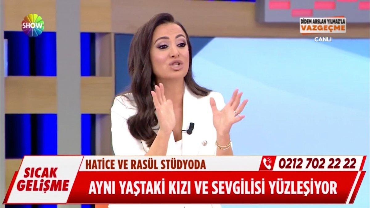 Didem Arslan'ın programında öğretmenlik okuyan genç kıza tepki
