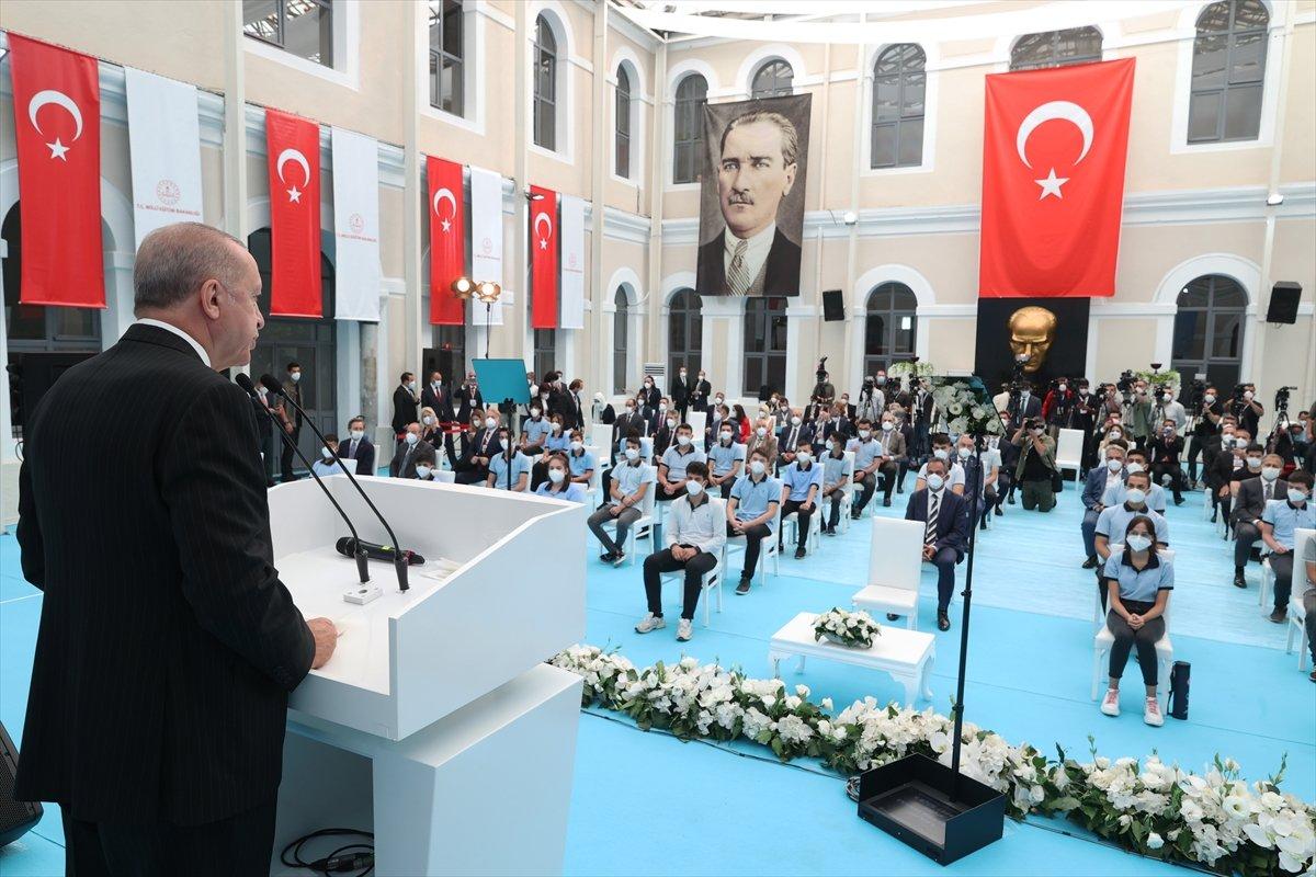 Cumhurbaşkanı Erdoğan, eğitim öğretim yılı açılış programında konuştu