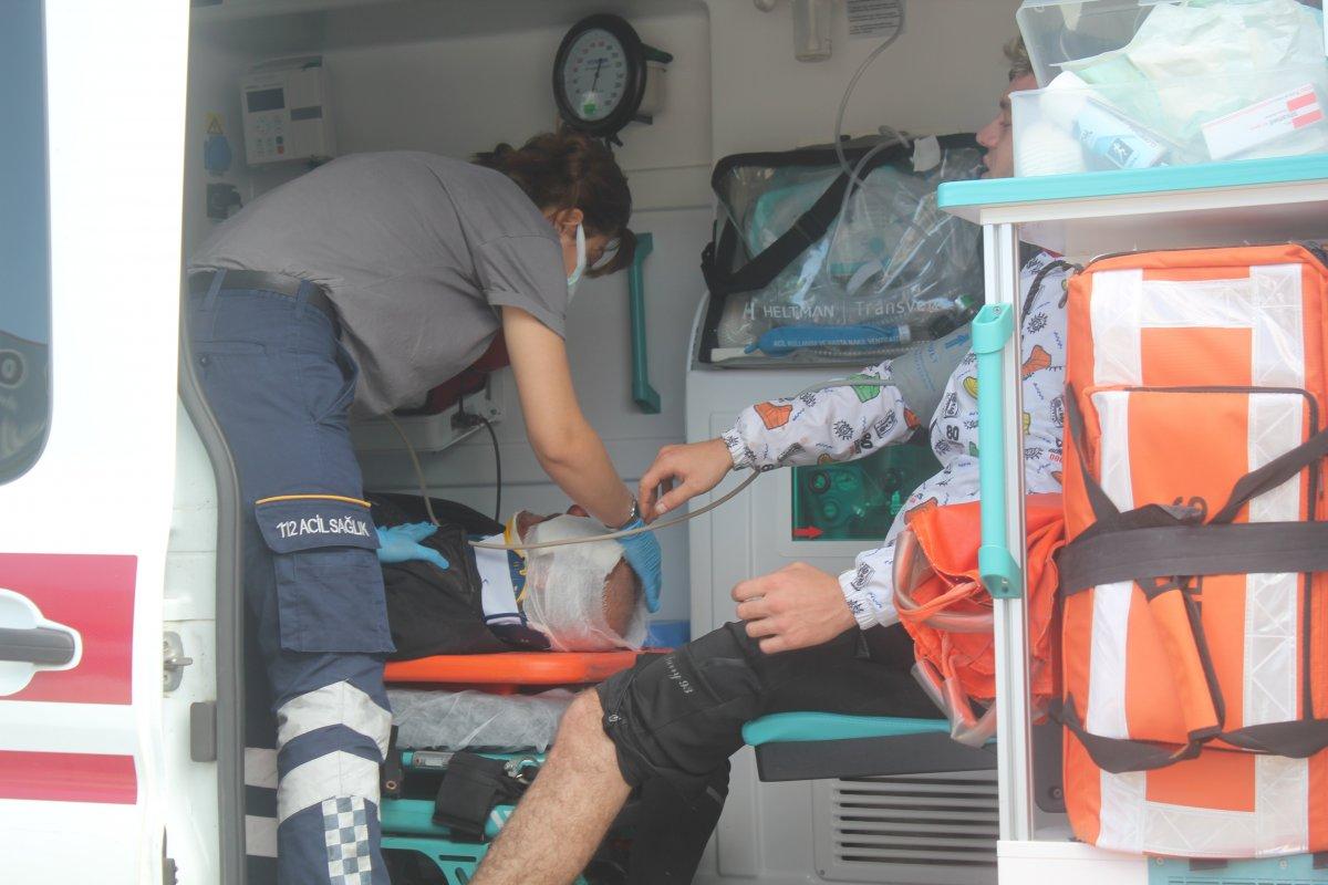 Ordu'da motosiklet ile otomobil çarpıştı: 2 yaralı