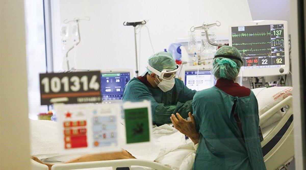 Korona sonrası yoğun bakımda yatanların aşı dağılımı