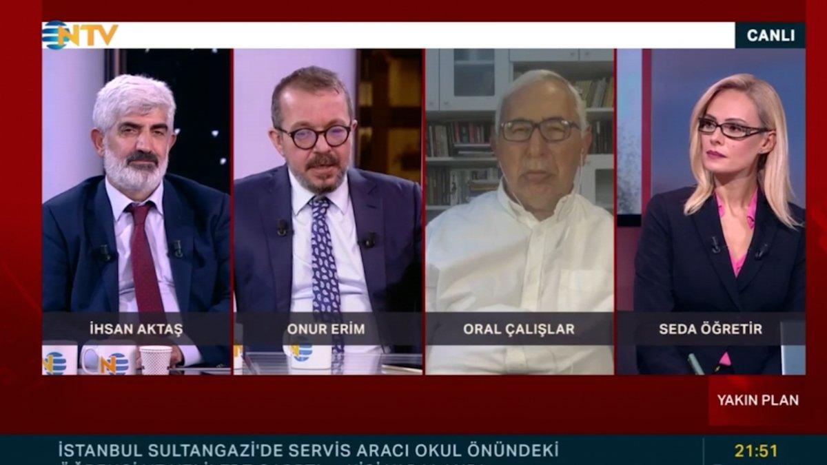 Oral Çalışlar ve İhsan Aktaş, canlı yayında uyudu
