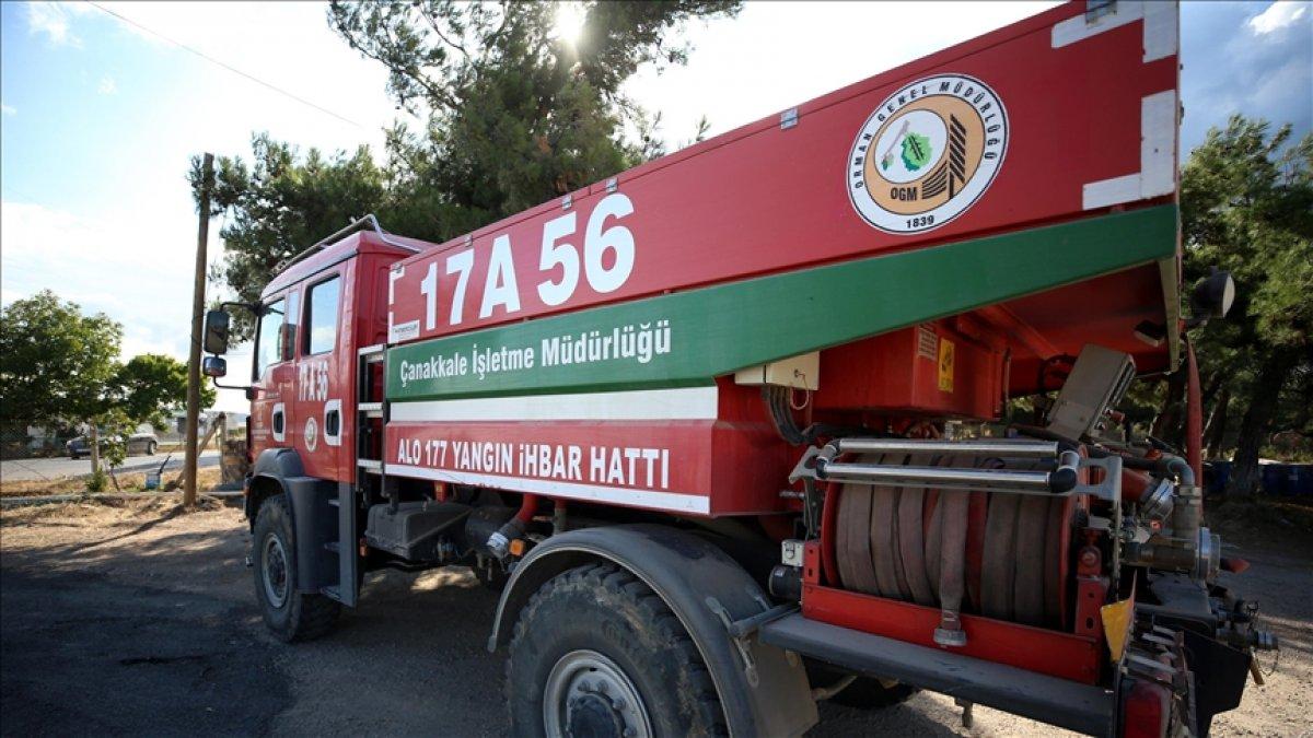 Tekirdağ'dan Çanakkaleli itfaiyecileri duygulandıran kargo