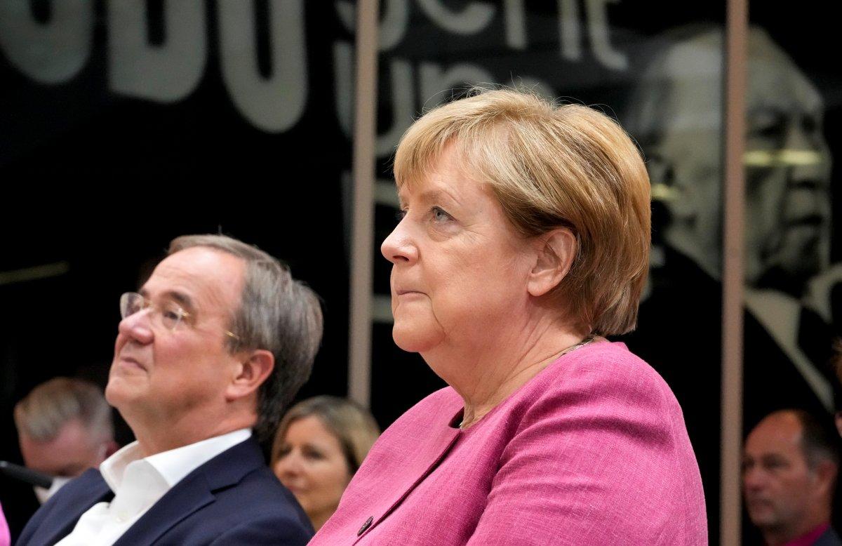 Angela Merkel, seçimlerde Armin Laschet'e destek istedi