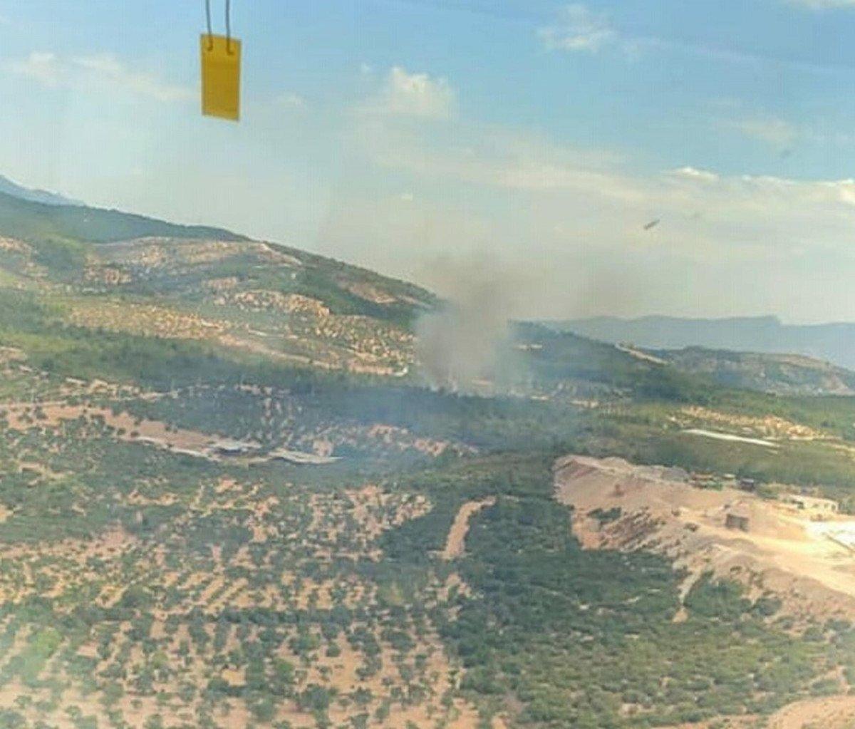 İzmir'de makilik yangınları