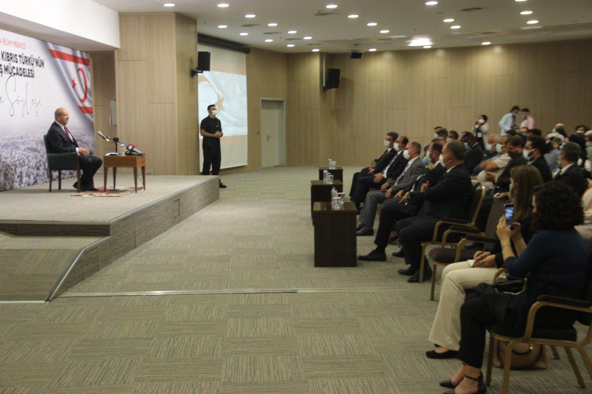 Ersin Tatar: Kıbrıs davamızda Türkiye'nin varlığı çok önemli