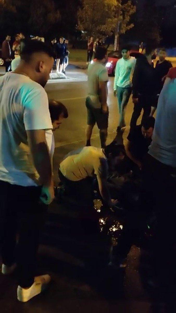 Pendik'te motosikletli genç hız kurbanı oldu