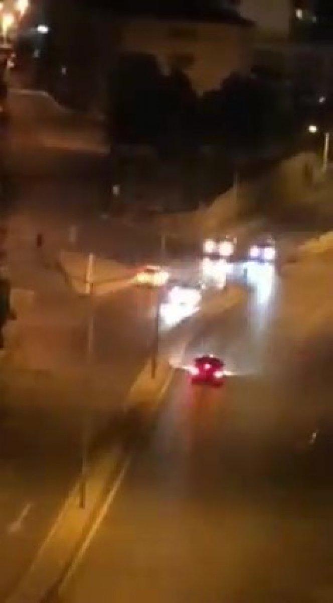 Pendik'te driftçi maganda kamerada