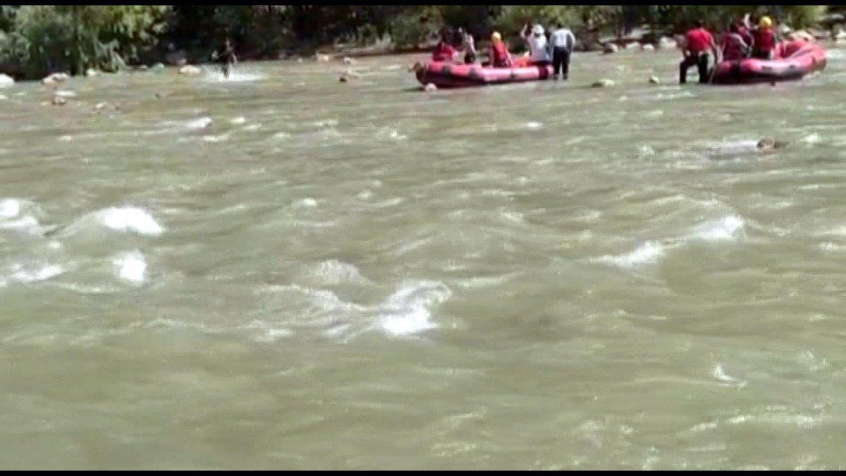 Hakkari'deki Zap Suyu'na kapılan ayı kurtarıldı