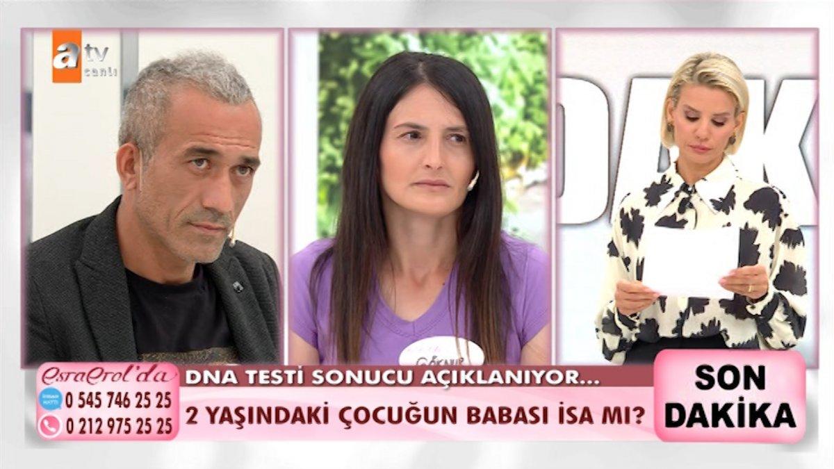 Canlı yayında DNA sonuçları açıklandı: Çocuğun babası İsa değil