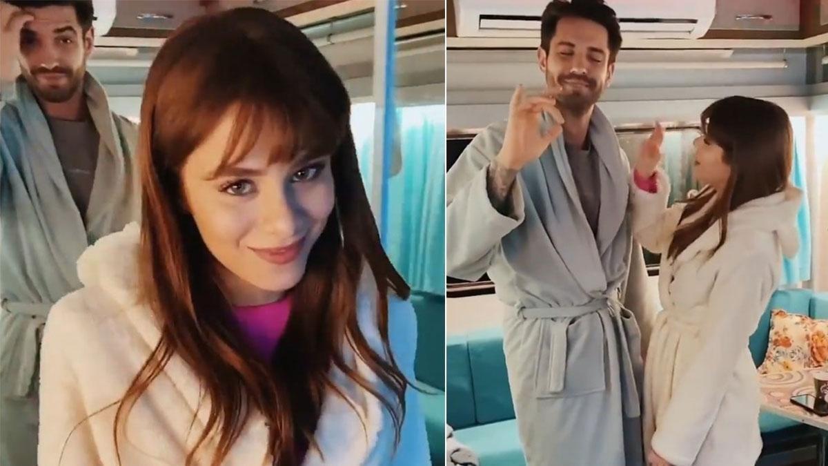 İlayda Alişan'ın derin dekolteli elbisesi