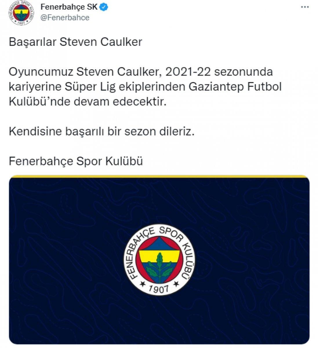 Caulker Gaziantep FK'da