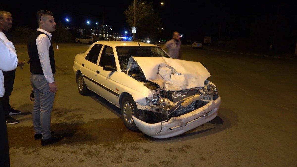 Kırıkkale'de, bulvarda dönen araca arkadan vurdu