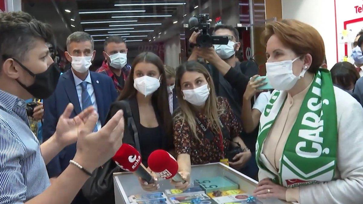 Samsun’da esnaftan Meral Akşener’e Netanyahu tepkisi