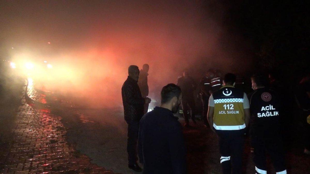 Bartın'da evinin yandığını fark eden kişi ölmekten son anda kurtuldu