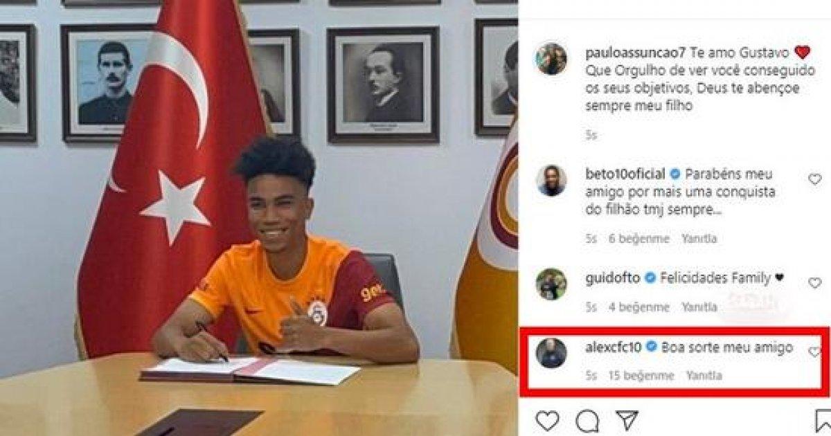 Alex de Souza'dan Gustavo Assunçao'ya mesaj